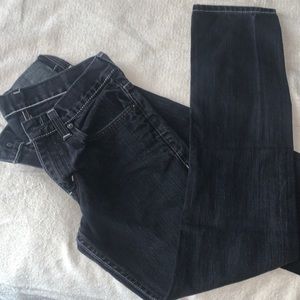 Men’s Levi’s 511 SKINNY Jeans 29x30 Black Denim White Stitching